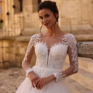 LI-1051 dentelle bustier plongeant