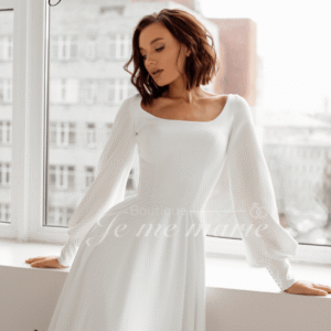 WS-Iryna robe minimaliste crêpe