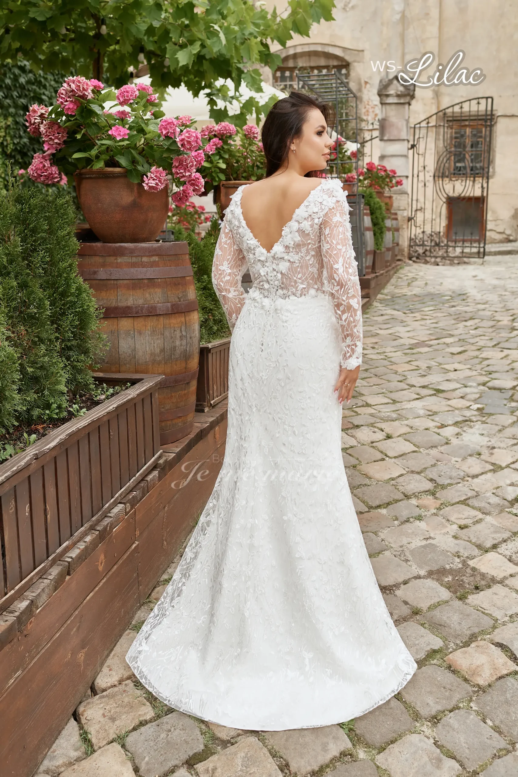 WS-Lilac robe trompette – Image 2