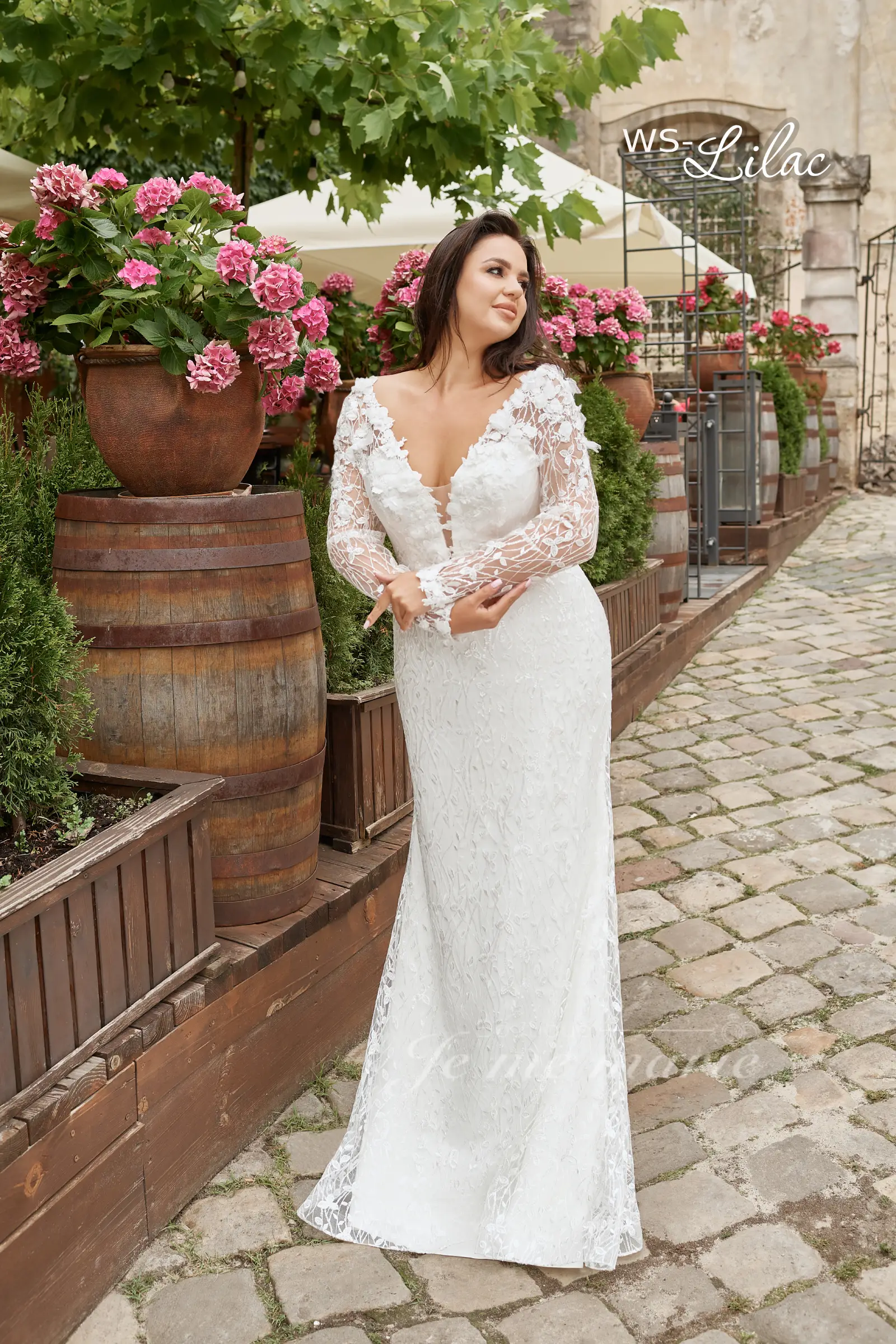 WS-Lilac robe trompette – Image 3