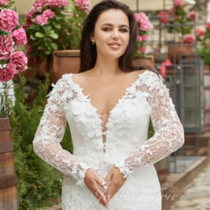 WS-Lilac robe trompette