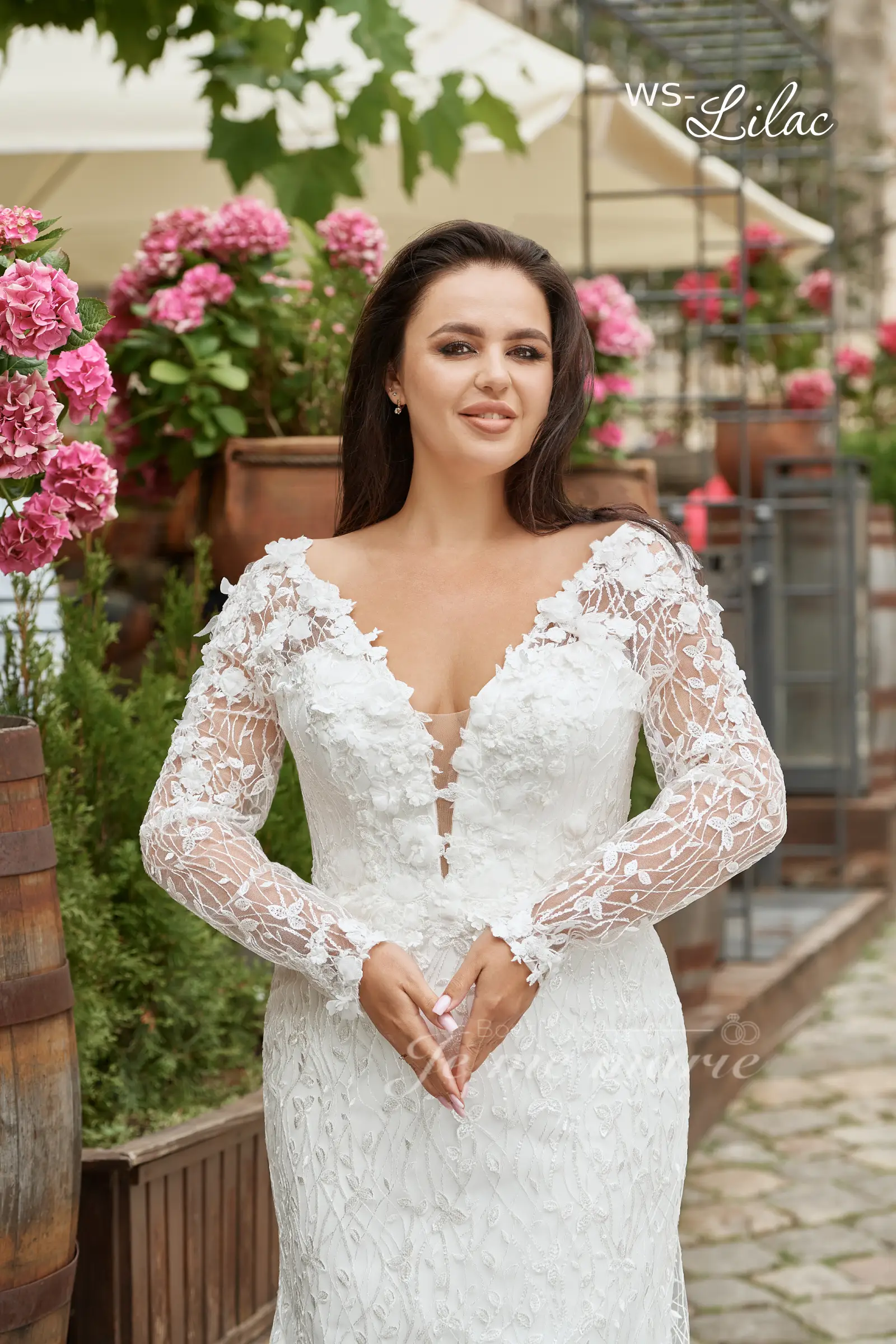 WS-Lilac robe trompette