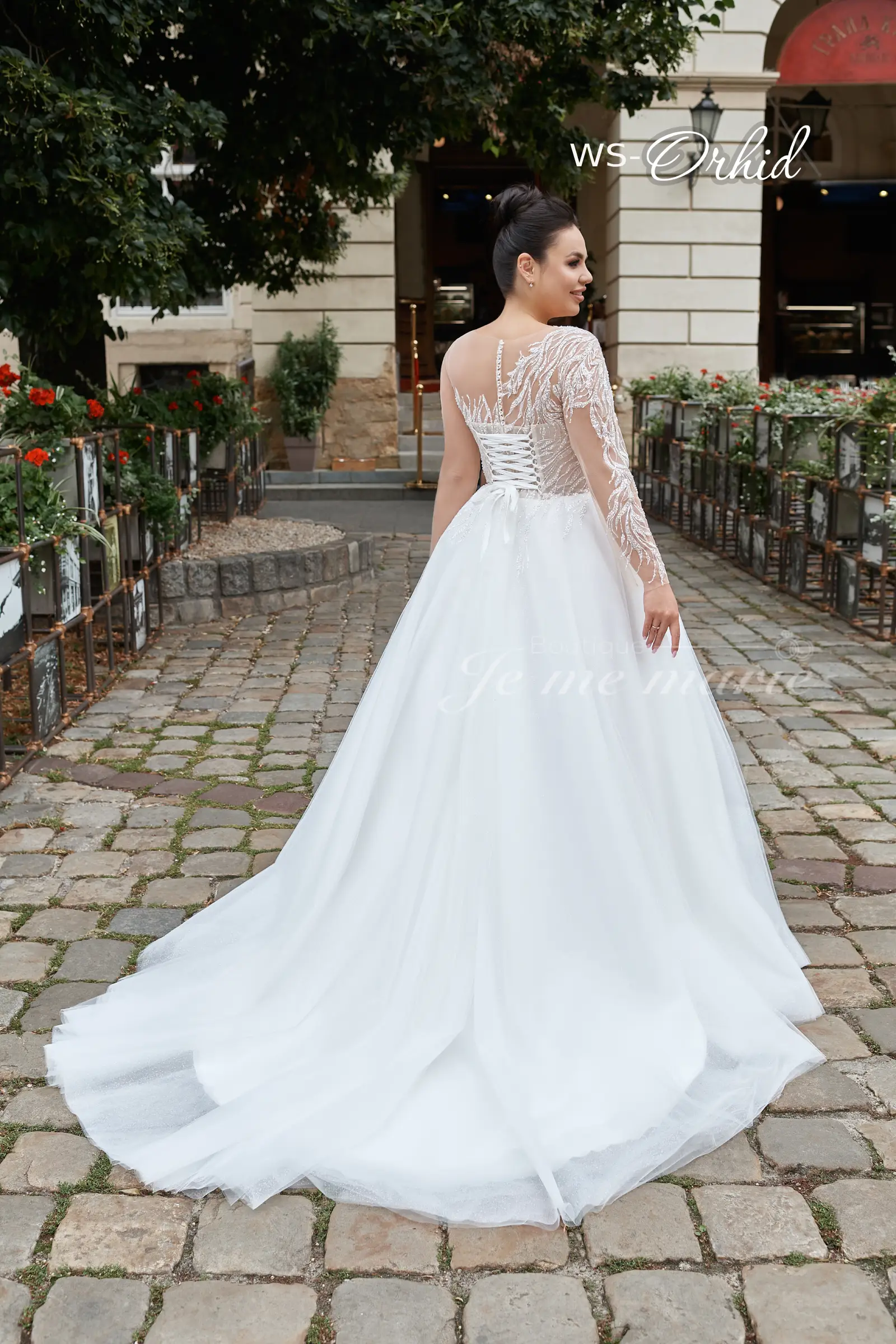 WS-Orchid contemporaine en tulle – Image 3