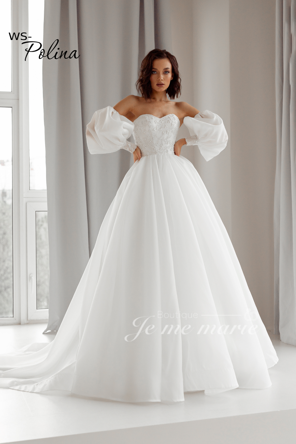 WS-Polina robe de mariée organza
