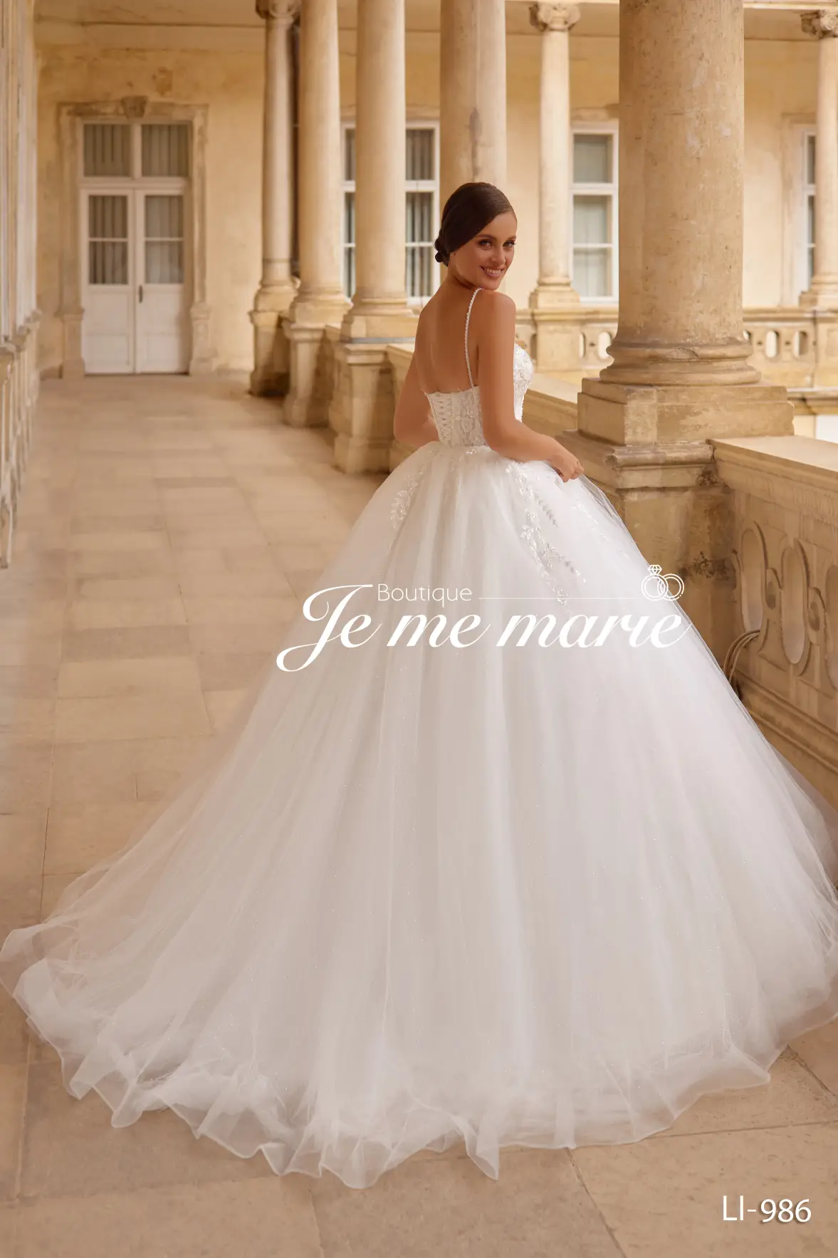 LI-986 robe princesse en tulle – Image 3