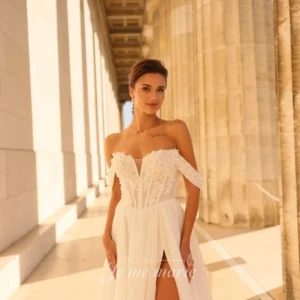 LI-1074 robe boho col bateau