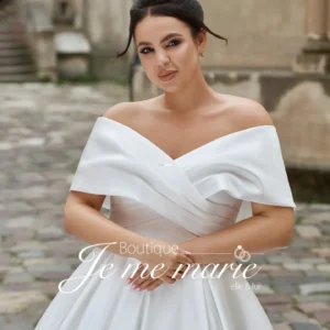 robe de élégance intemporelle en satin ws camélia