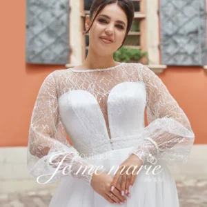 robe de mariée élégance moderne et romantique ws chamomile