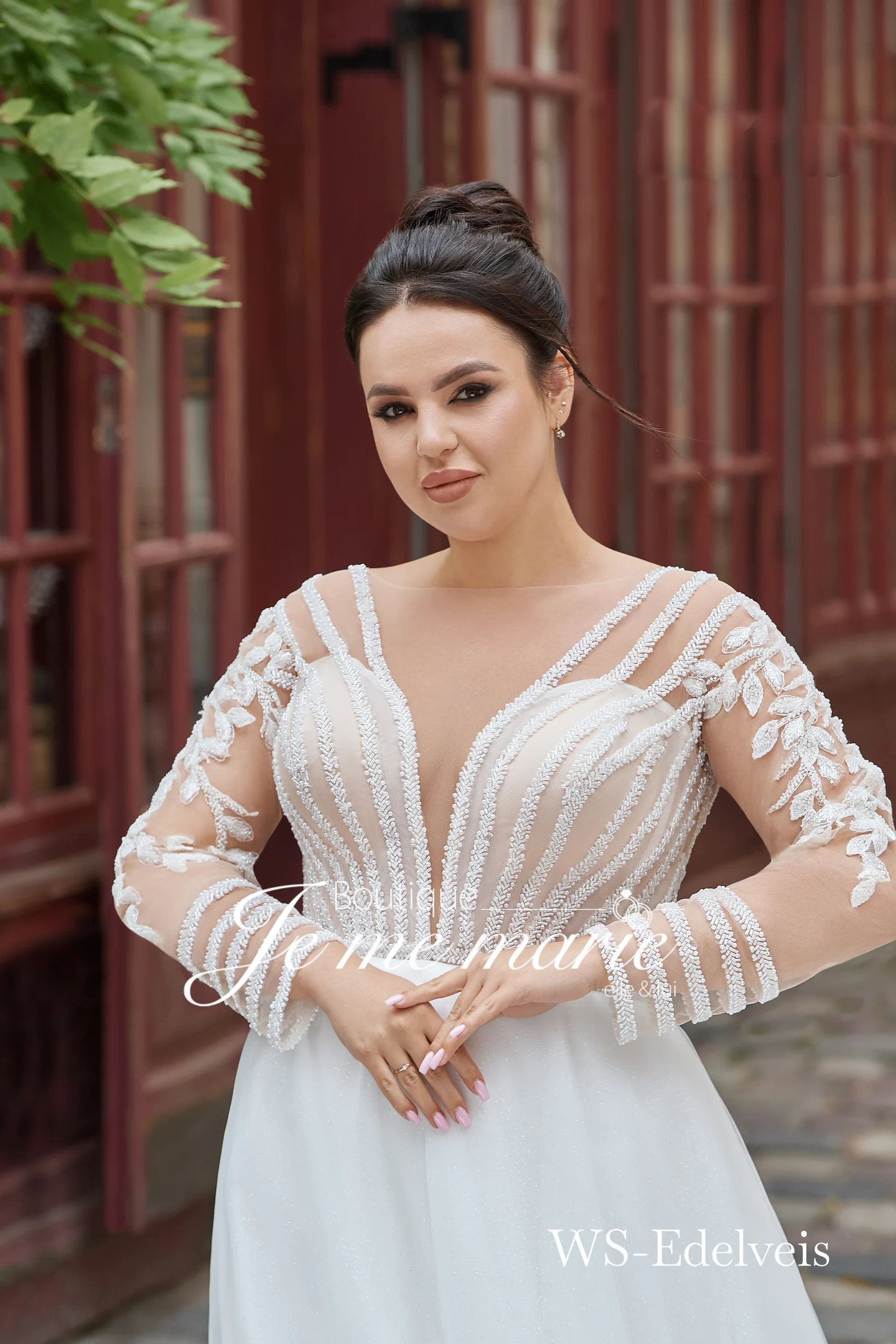 robe de mariée en tulle brodé moderne et détails raffinés ws edelveis robe de mariée en tulle brodé moderne et détails raffinés ws edelveis